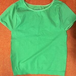 Free people intimately Green Short Sleeve Tank Top NWOT